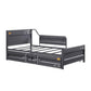 ACME Cargo Twin Daybed & Trundle in Gunmetal