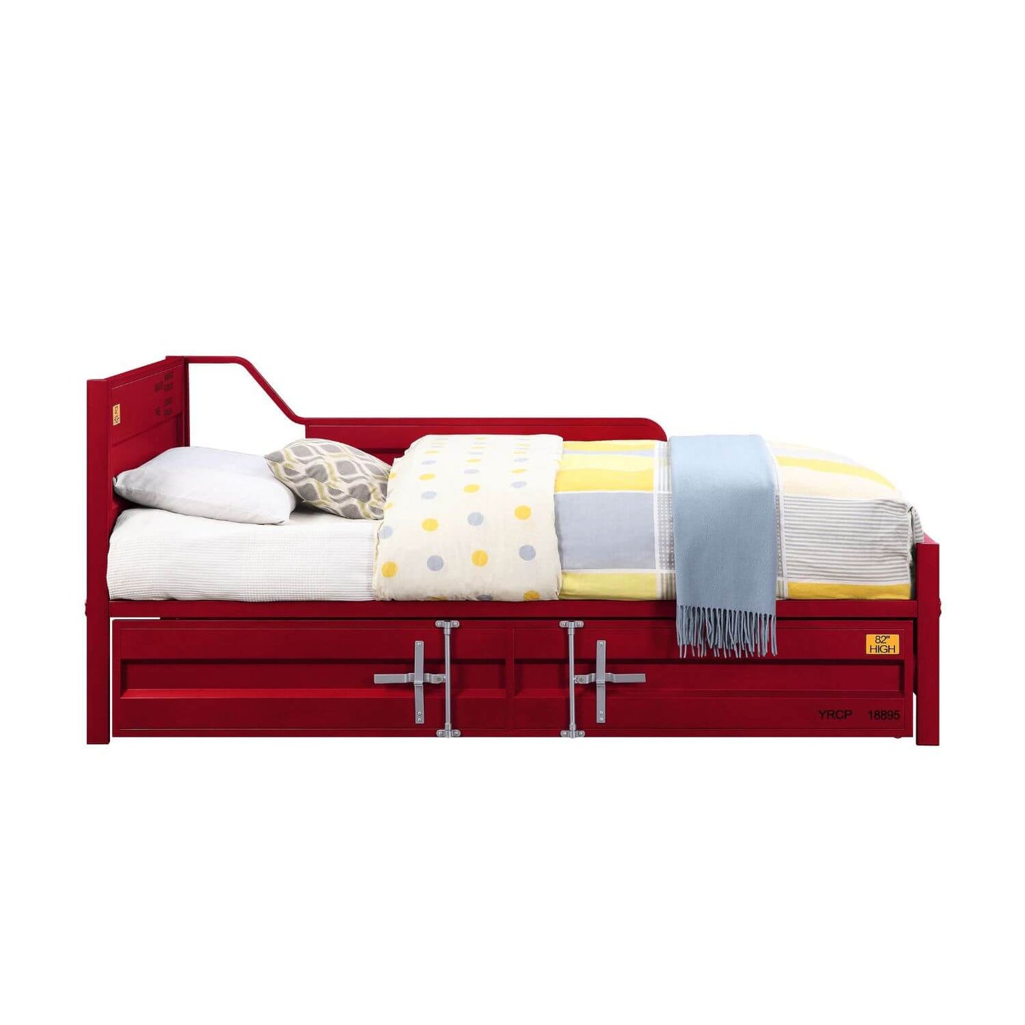 ACME Cargo Twin Daybed & Trundle in Red