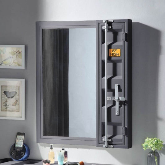 ACME Cargo Vanity Mirror in Gunmetal - Lifestyle