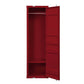 ACME Cargo Double Door Wardrobe in Red - Open