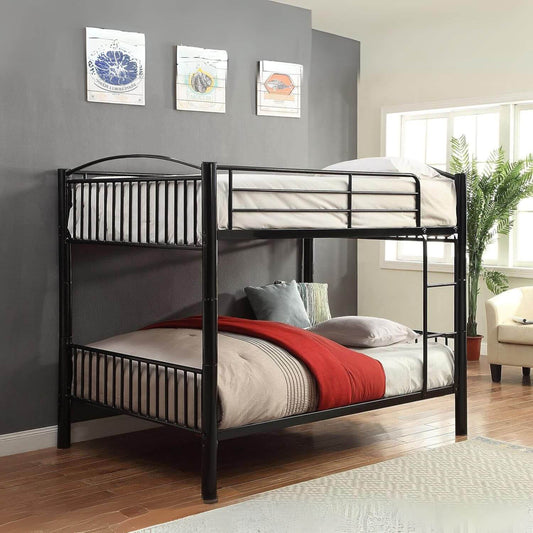 ACME Cayelynn Full/Full Bunk Bed in Black - Lifestyle