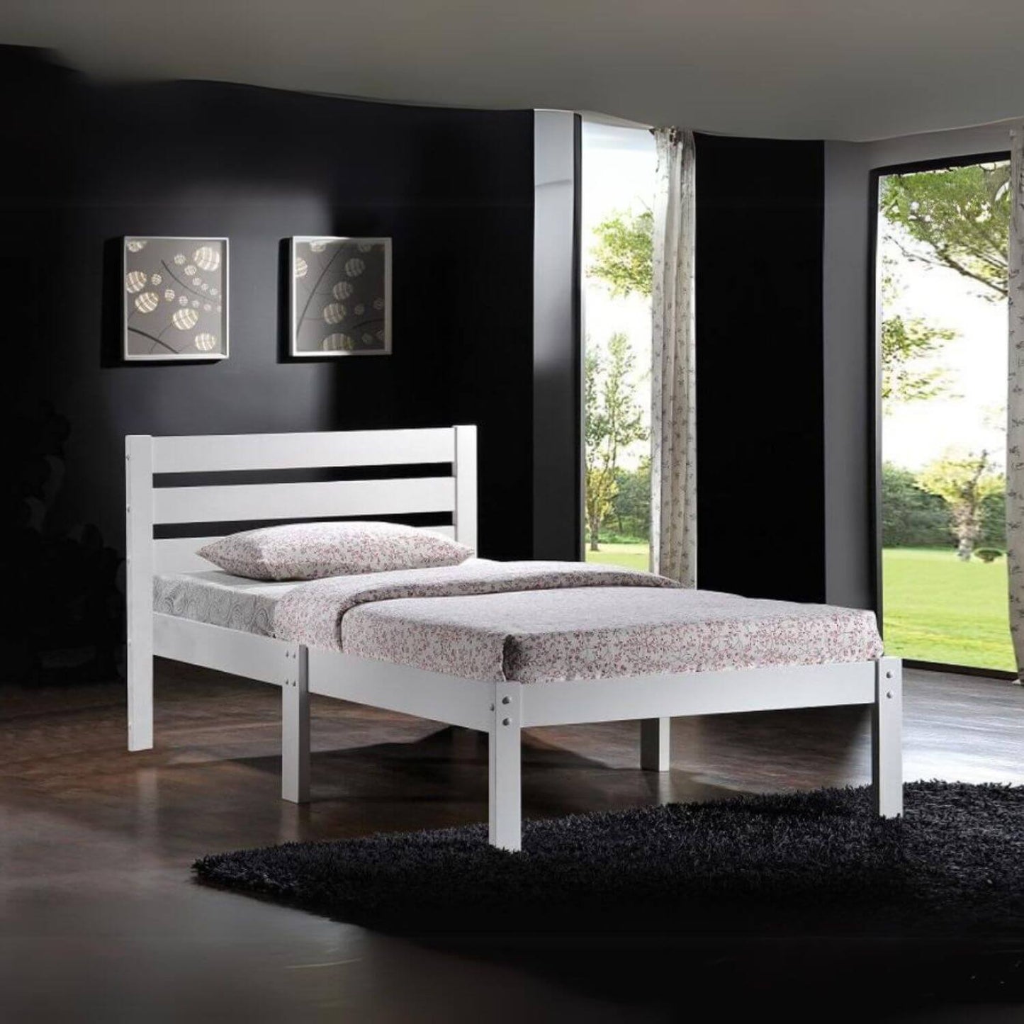 ACME Donato Twin Bed in White - Lifestyle
