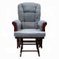 ACME Aeron Glider Chair Gray & Cherry