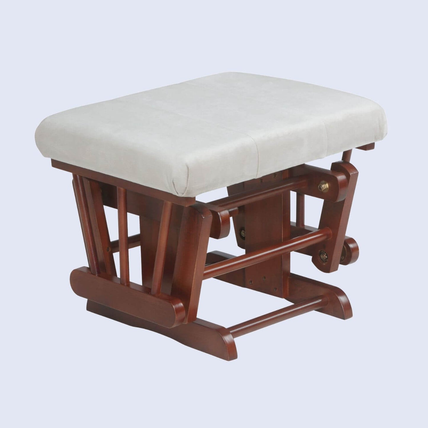 AFG Alice Glider Chair and Ottoman in Espresso w/ Pillow | GL7226E