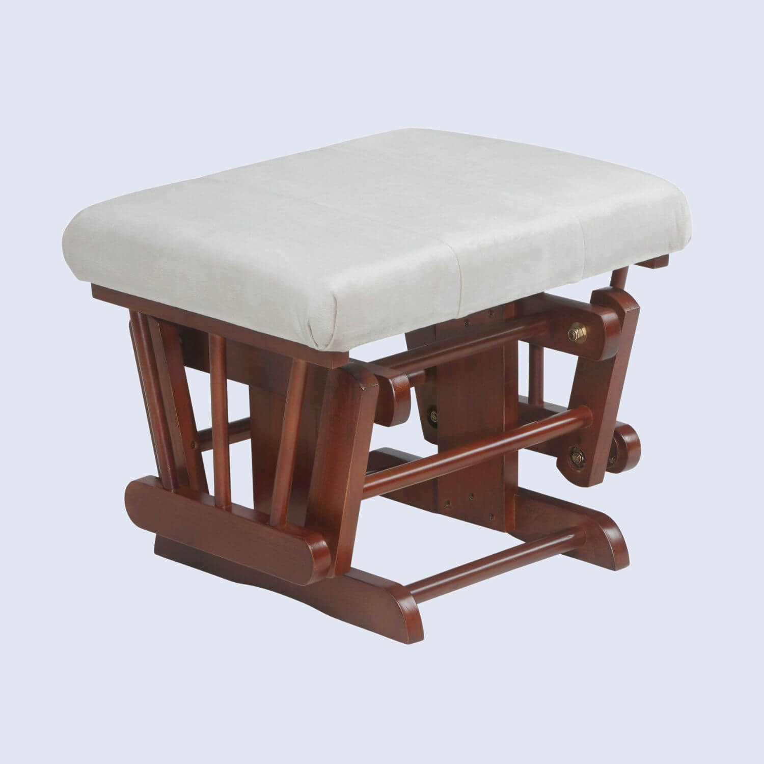 AFG Alice Glider Chair and Ottoman in Espresso w/ Pillow | GL7226E