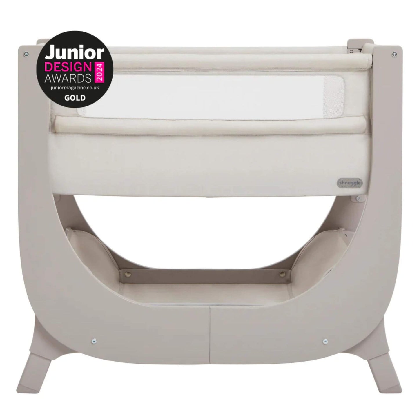 Shnuggle Air Lite Bedside Crib Taupe