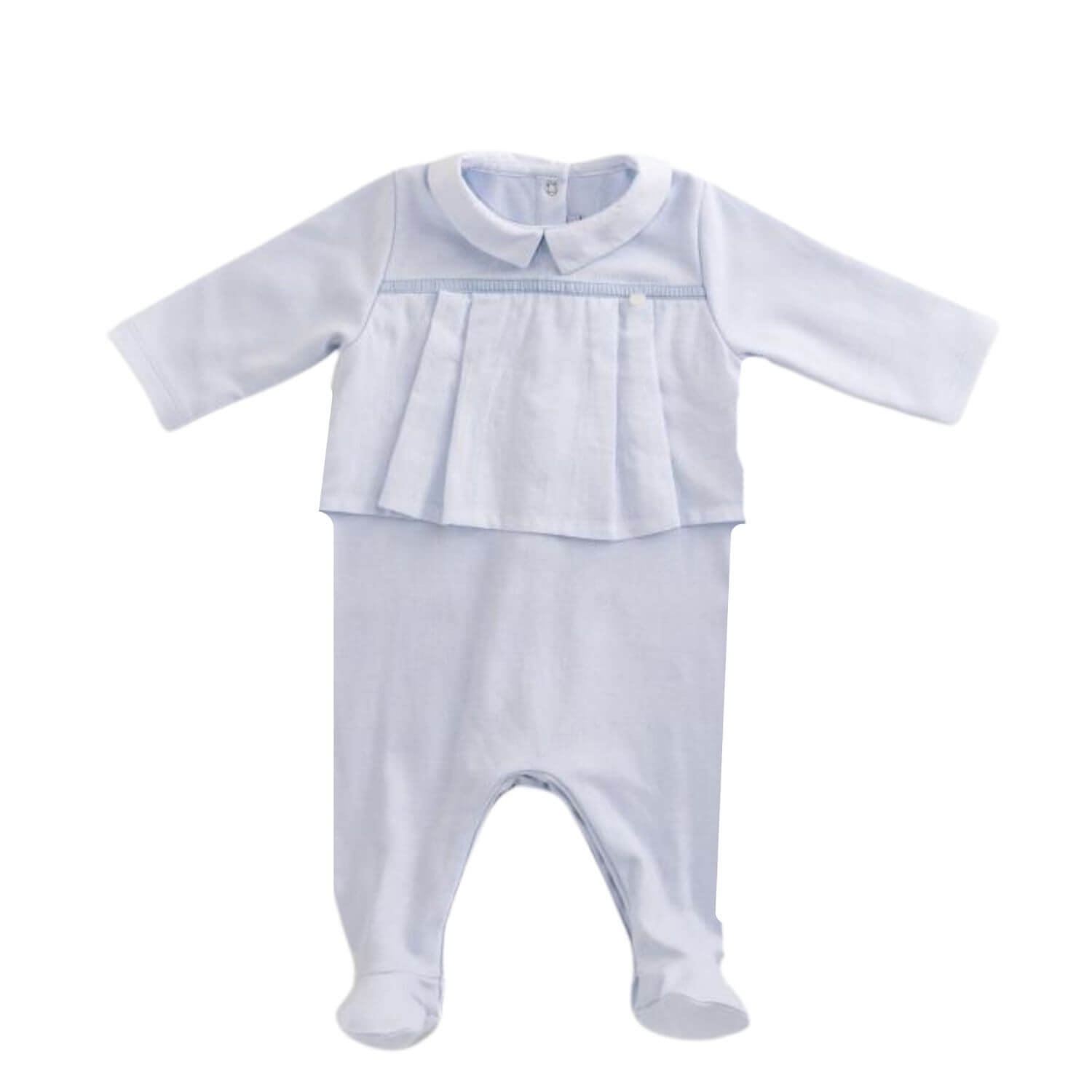 ALAN | Baby Boys Blue Organic Cotton Babygrow