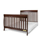 AFG Alice 4-in-1 Baby Crib with Guardrail Espresso