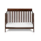 AFG Alice 4-in-1 Baby Crib with Guardrail Espresso