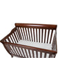 AFG Alice 4-in-1 Baby Crib with Guardrail Espresso