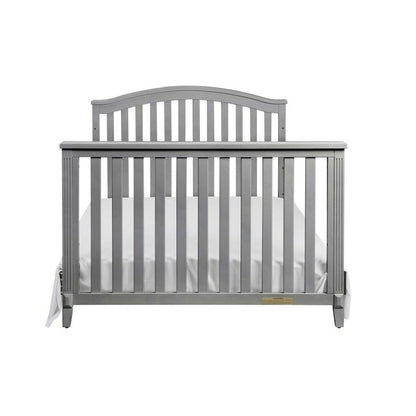 AFG Alice 4-in-1 Baby Crib with Guardrail Gray