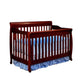 AFG Alice 4-in-1 Baby Crib with Guardrail Cherry