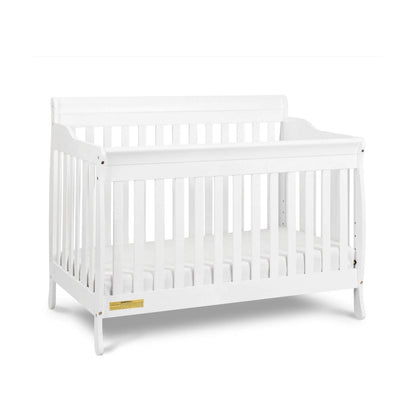AFG Alice 4-in-1 Baby Crib with Guardrail White