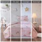 Alicia Rainbow and Metallic Stars Comforter Set - 4 Degrees of Light View