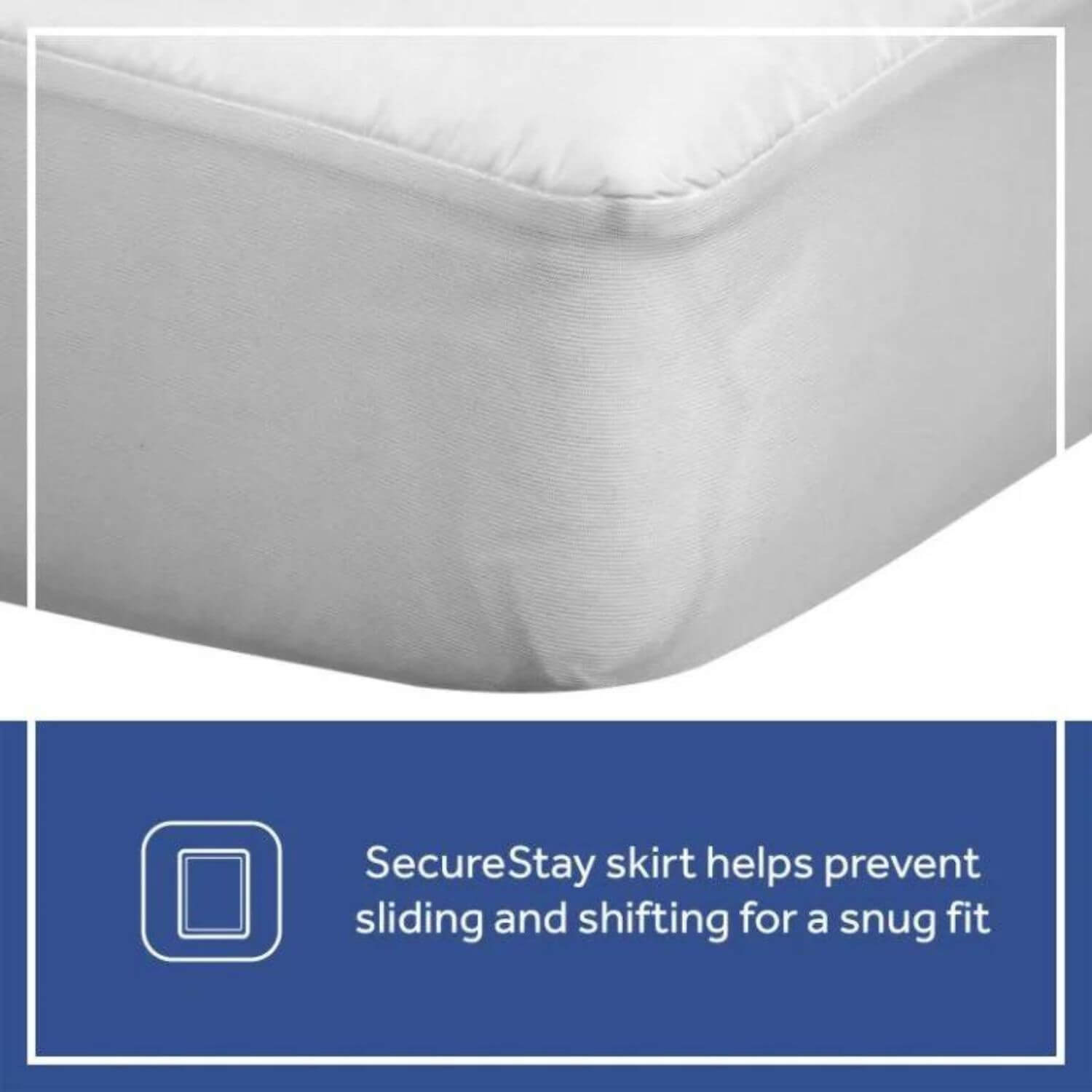 Sealy Allergy Protection Plus Fitted Crib Mattress Pad - Detail