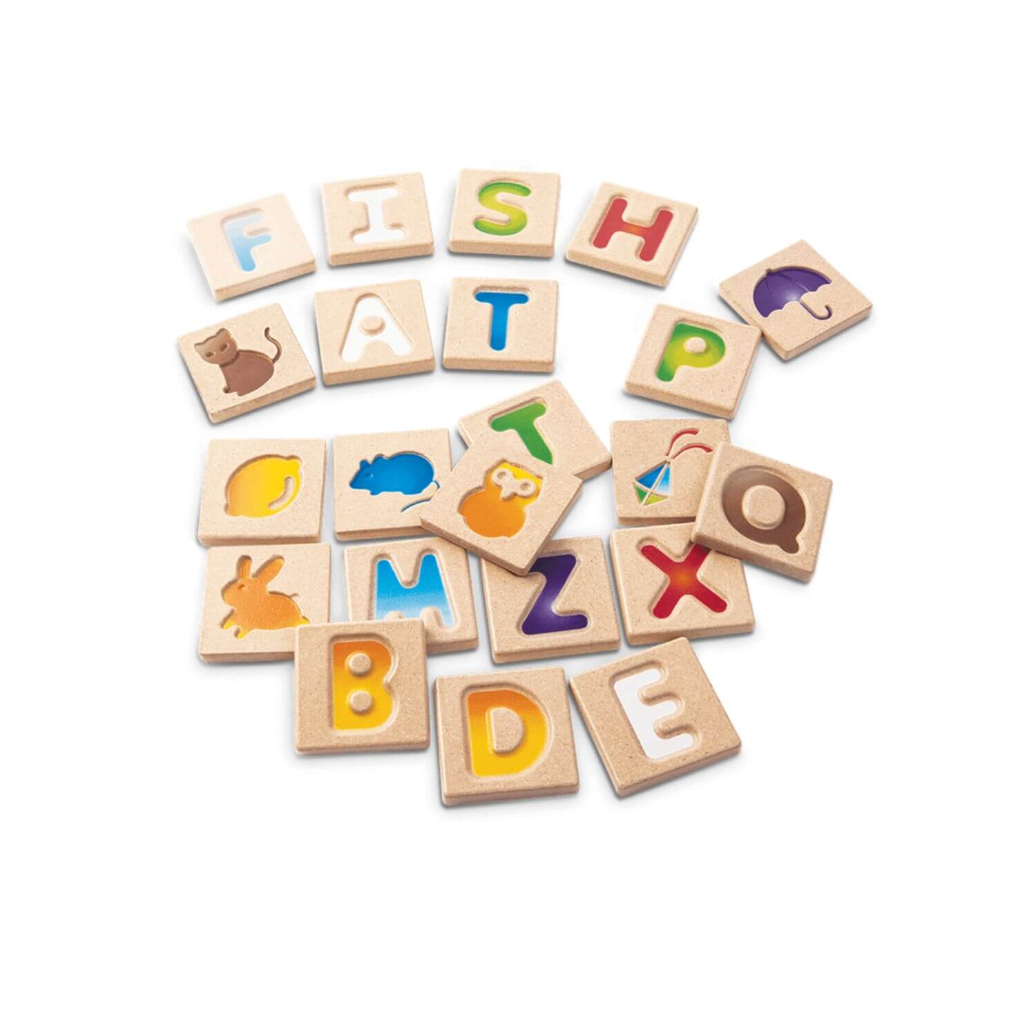 PlanToys Alphabet A-Z Gradient Tiles