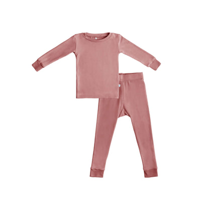 Dreamland Baby Toddler/Kids Bamboo Pajamas - Dusty Rose