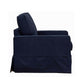 Sunset Trading Americana Slipcovered Chair | Navy Blue Performance Fabric