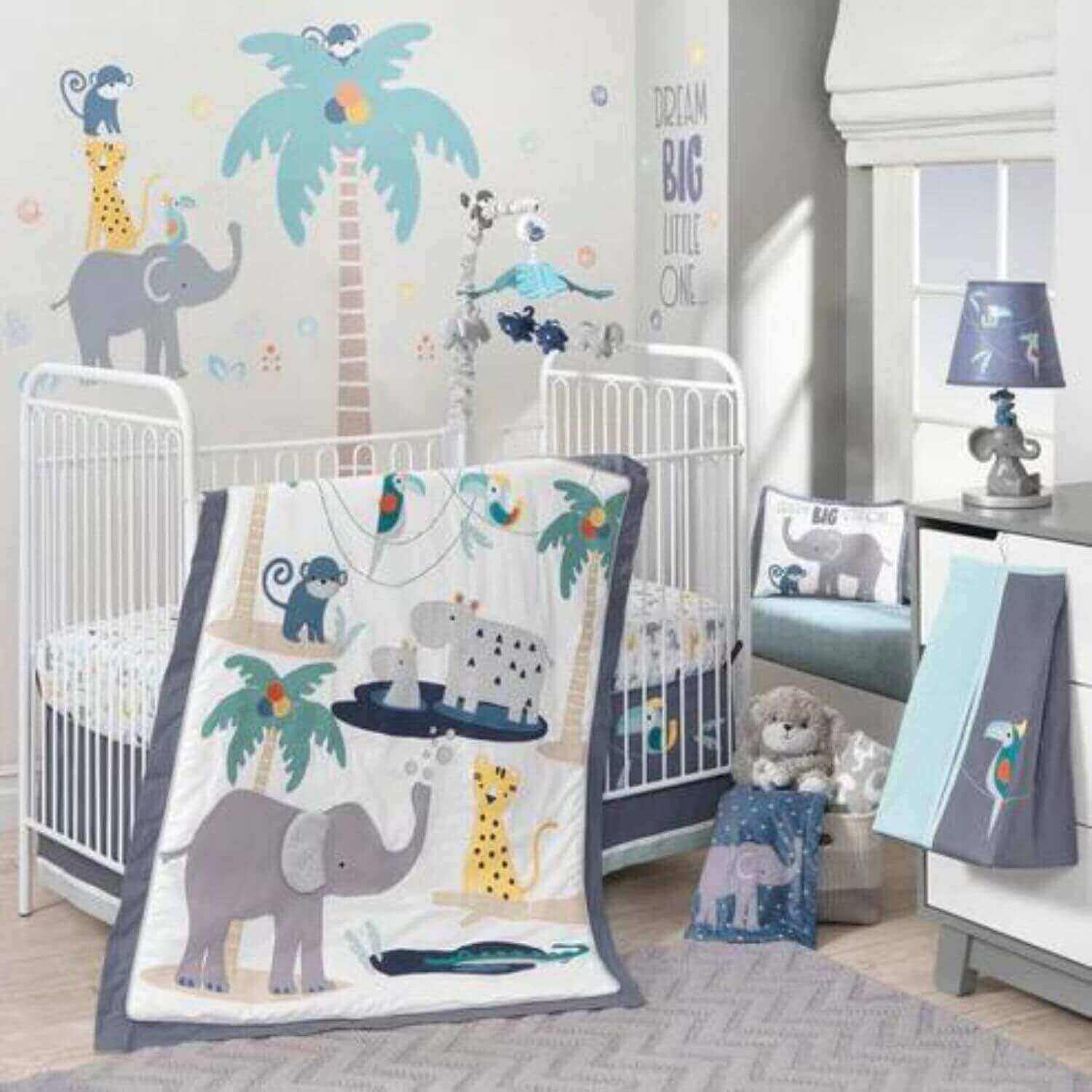 AFG Animal Crackers 5-Piece Bedding Set