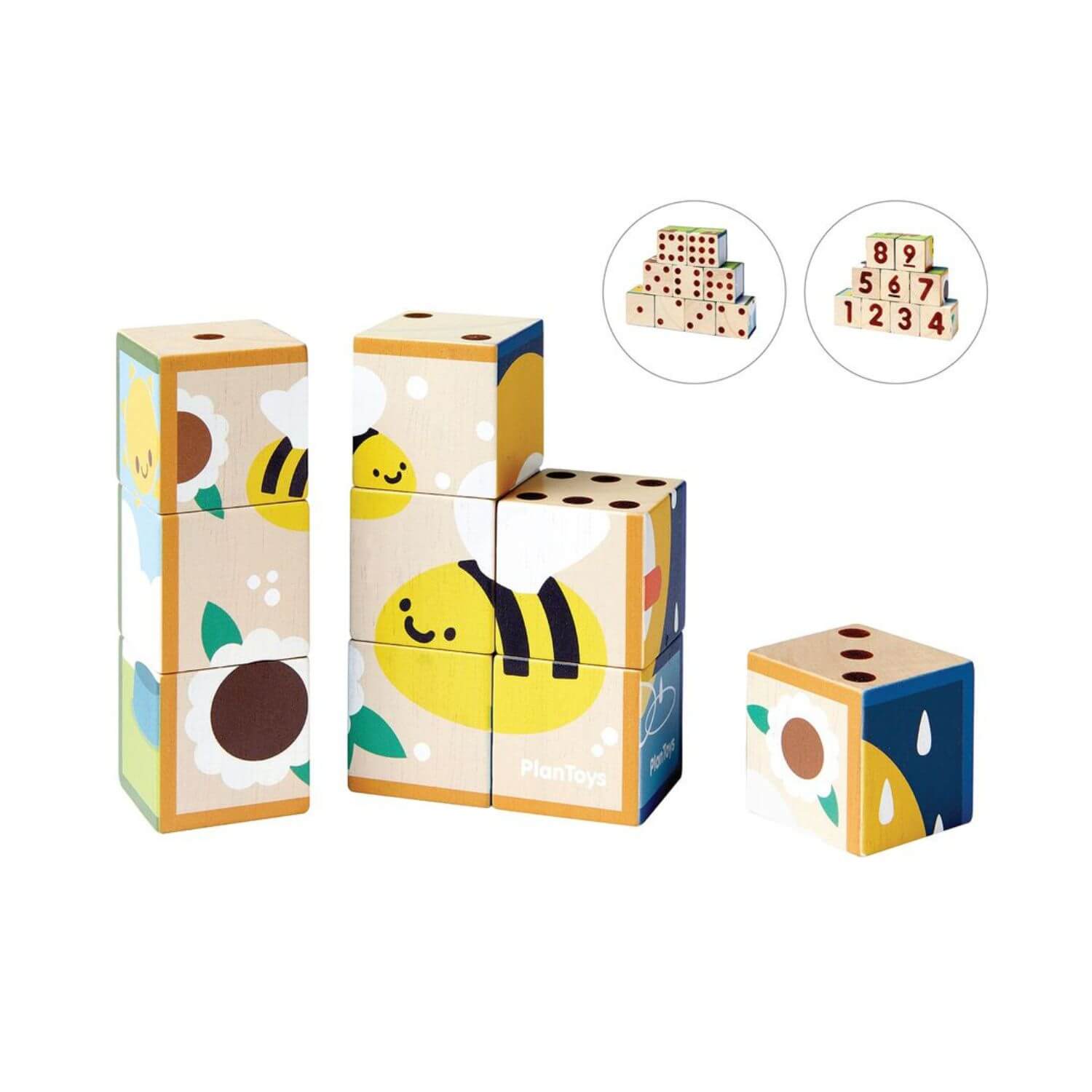 PlanToys Animal Puzzle Cubes