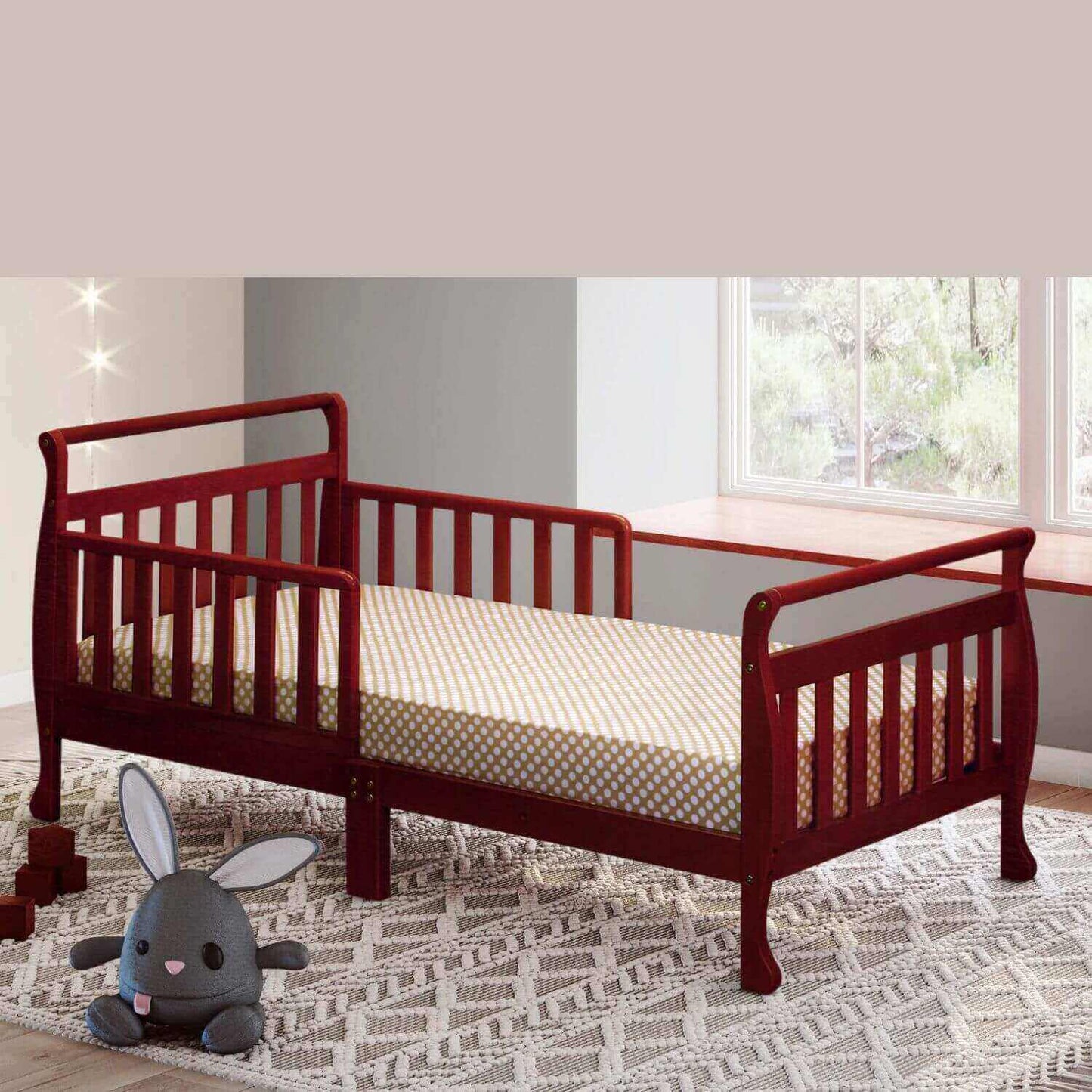 AFG Baby Furniture Anna Toddler Bed Cherry