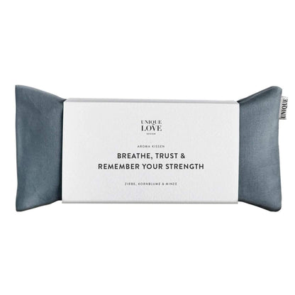 Unique Love Design Aroma Cushion ‘Remember Your Strength’ Midnight Grey