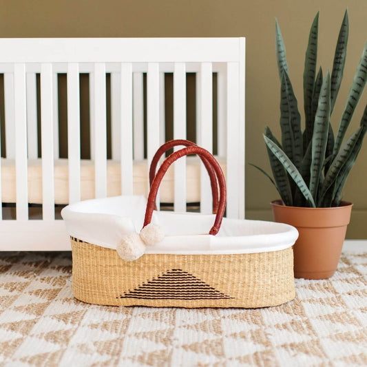 Plum+Sparrow Artisan Sky African Moses Basket