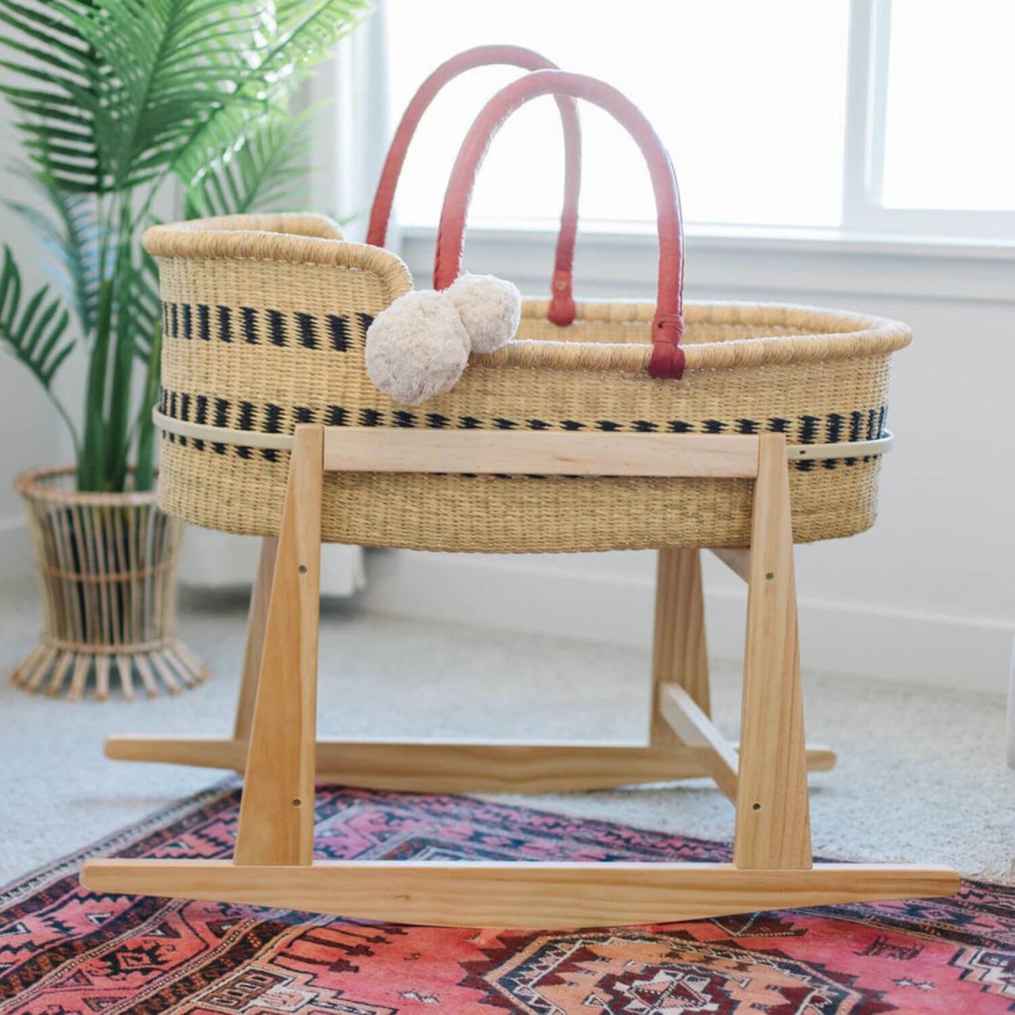 Plum+Sparrow Ashwood African Moses Basket