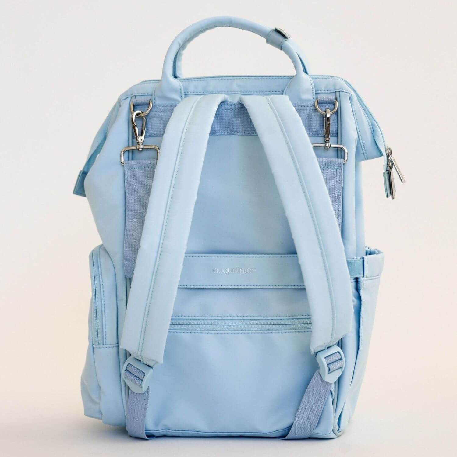 Back of augustnoa Diaper Bag Blue