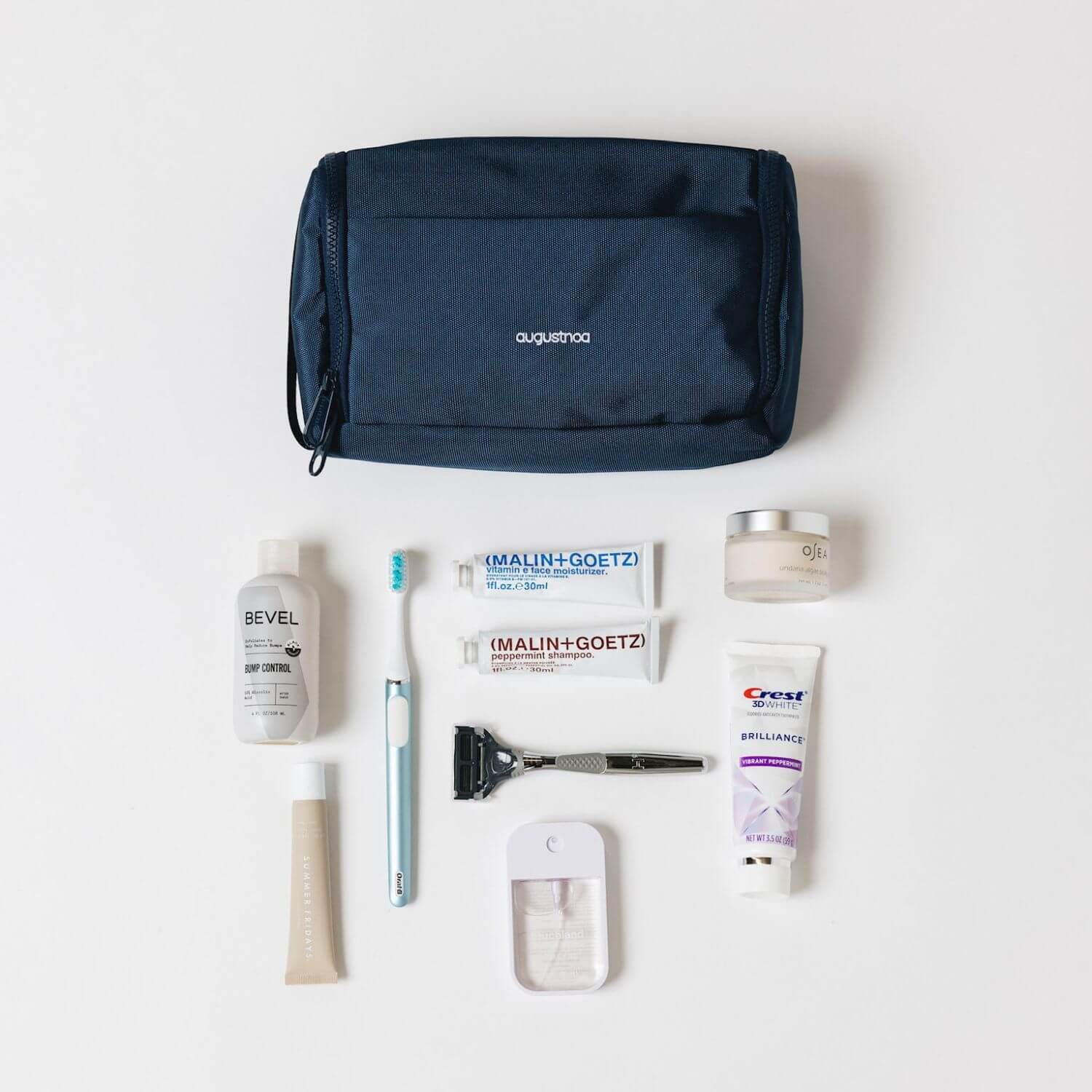 augustnoa Dopp Kit Navy