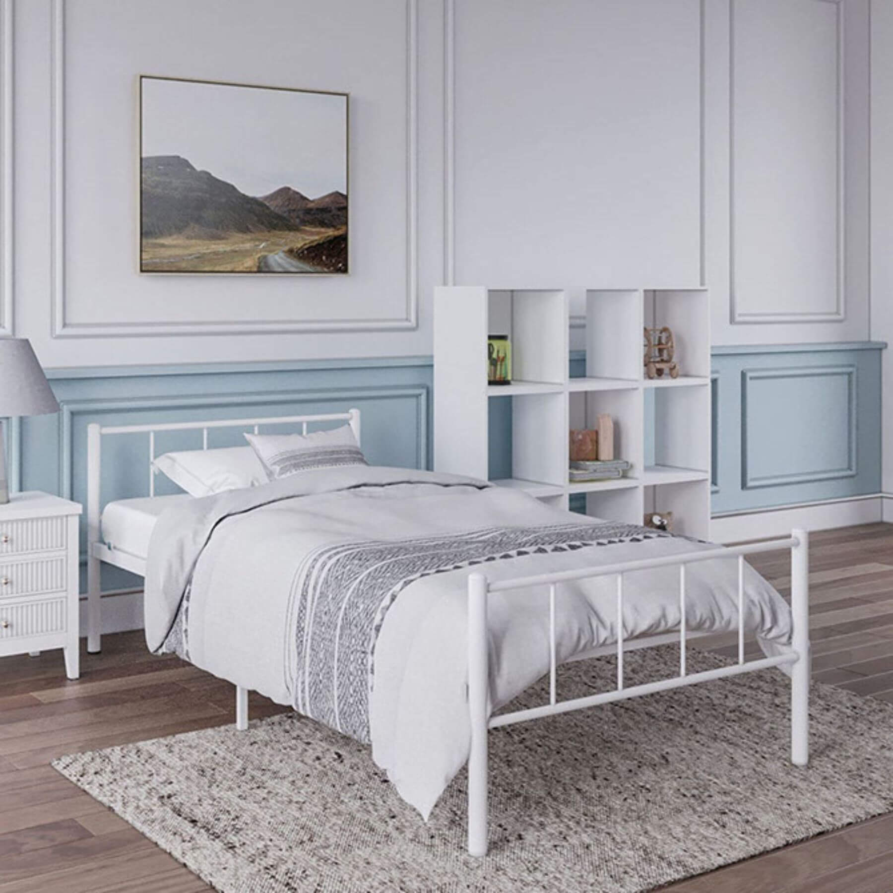 Busy Kids Austin Twin Bed White