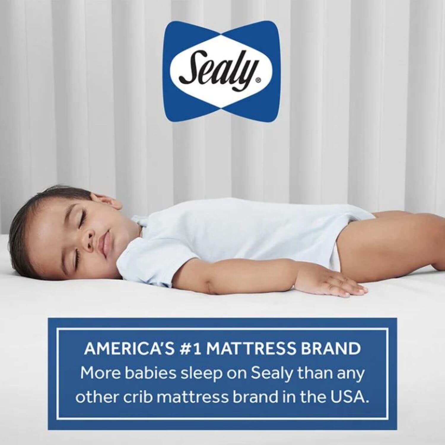 Sealy Baby Firm Rest 2-Stage Antibacterial Crib and Toddler Mattress - Detail