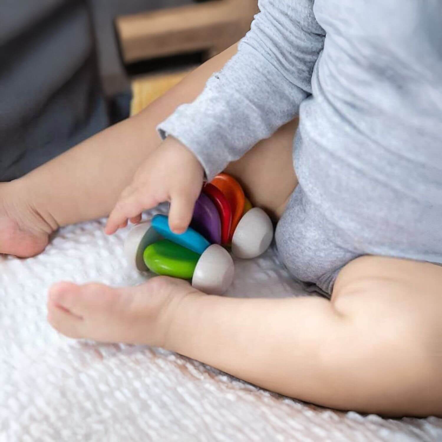 Baby Playing PlanToys Baby Car