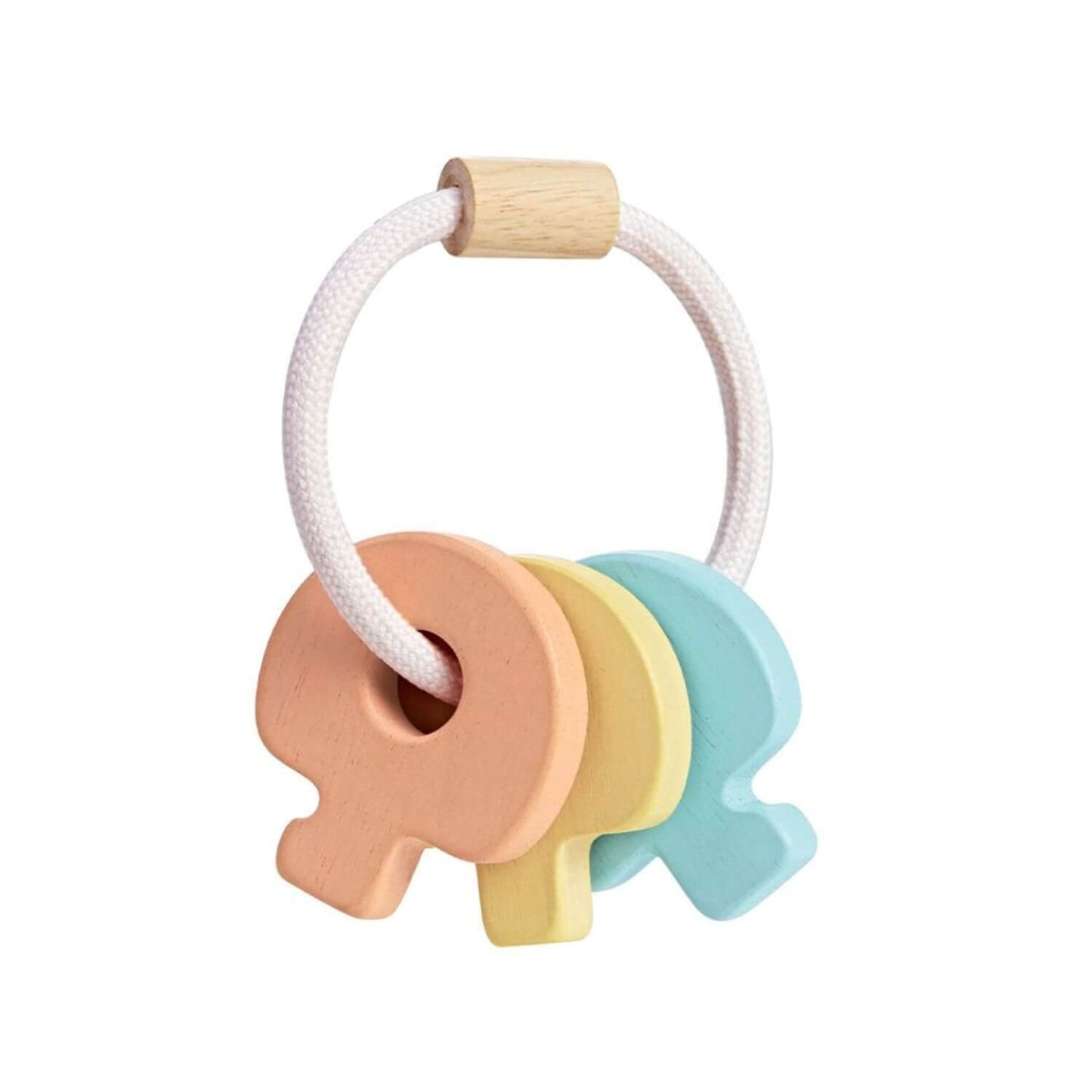 PlanToys Baby Key Rattle - Pastel