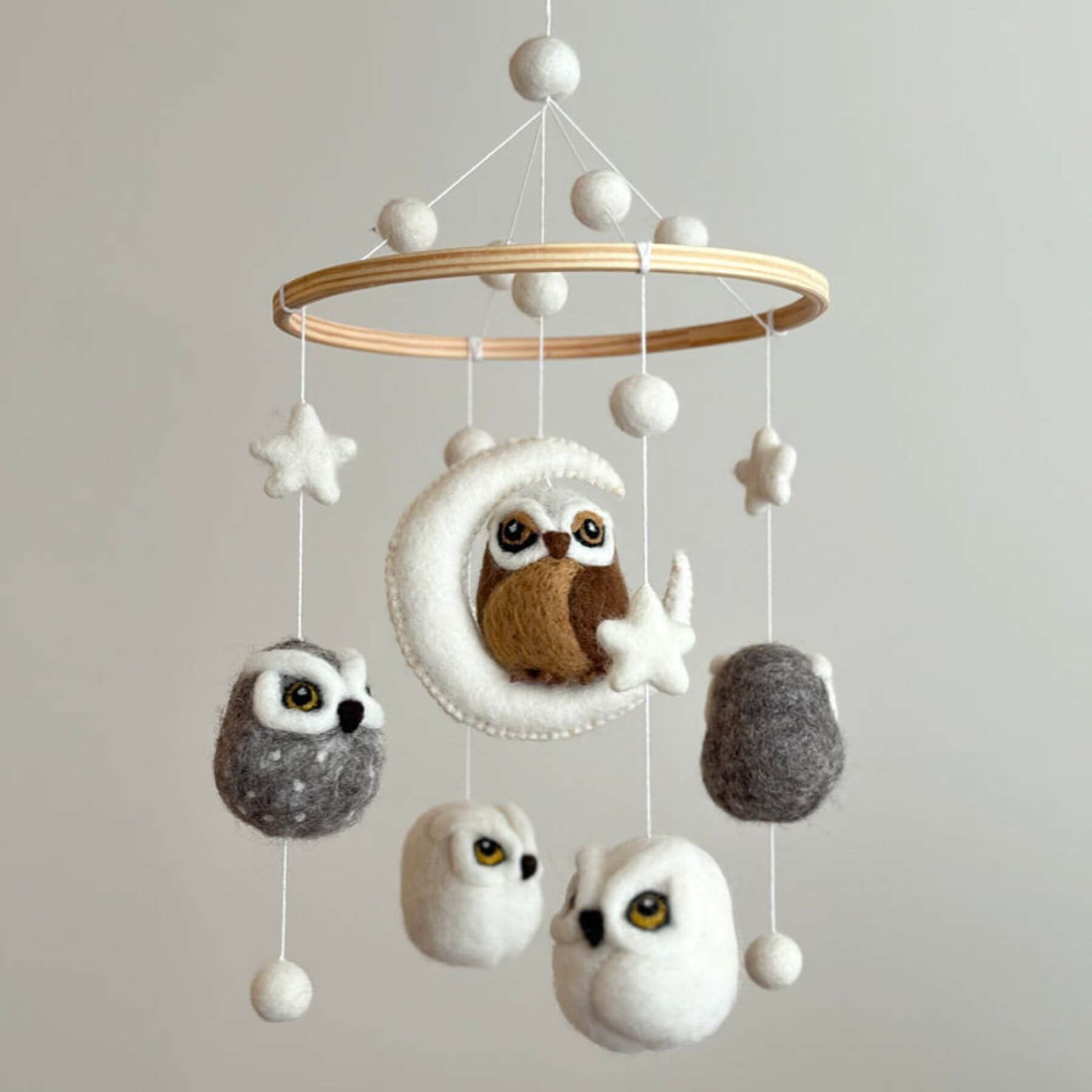 Ganapati Crafts Co. Baby Mobile - Owl