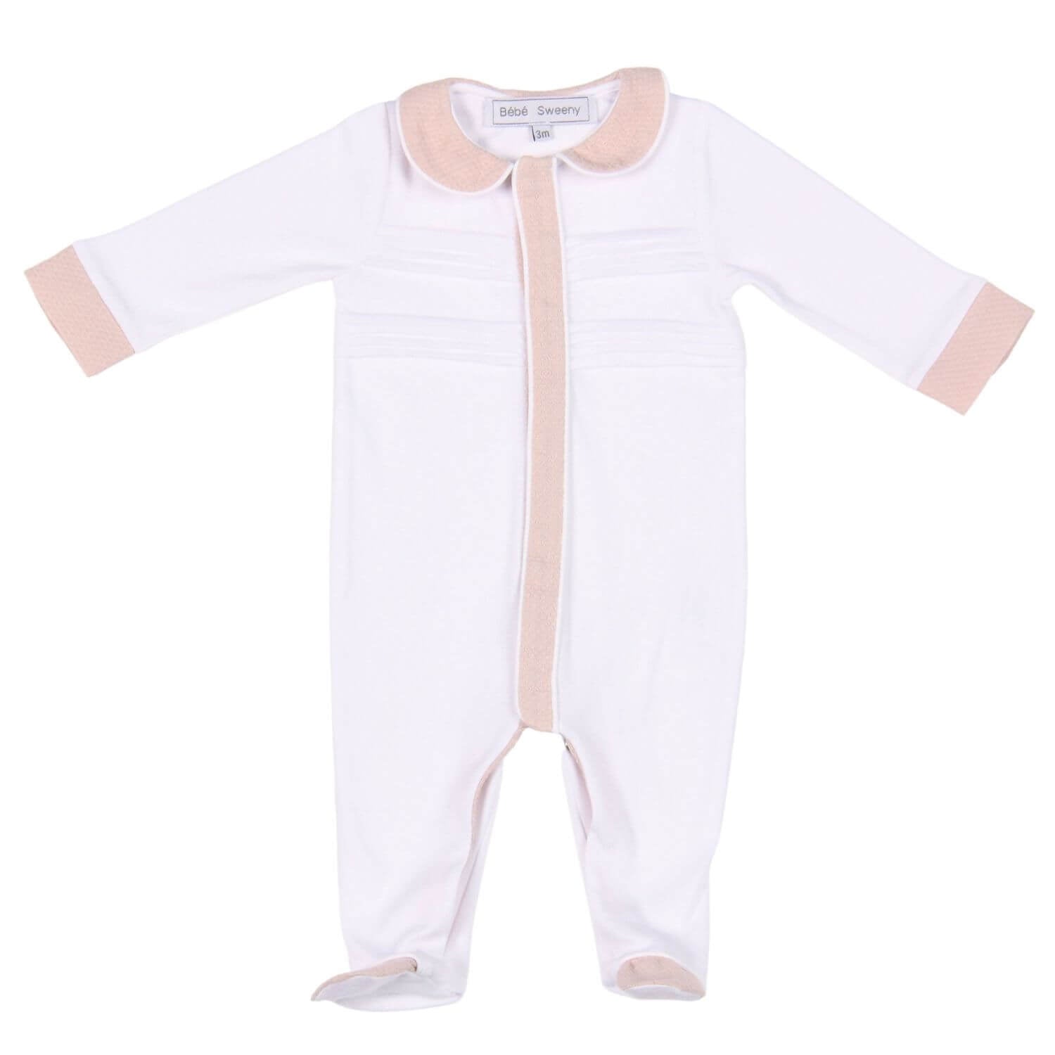 Babygrow Pink & White