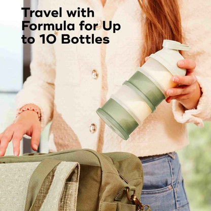 Hand Holding Babydose Formula Dispenser