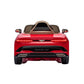 Back View of Bentley Bacalar Electric Ride-On Car Red