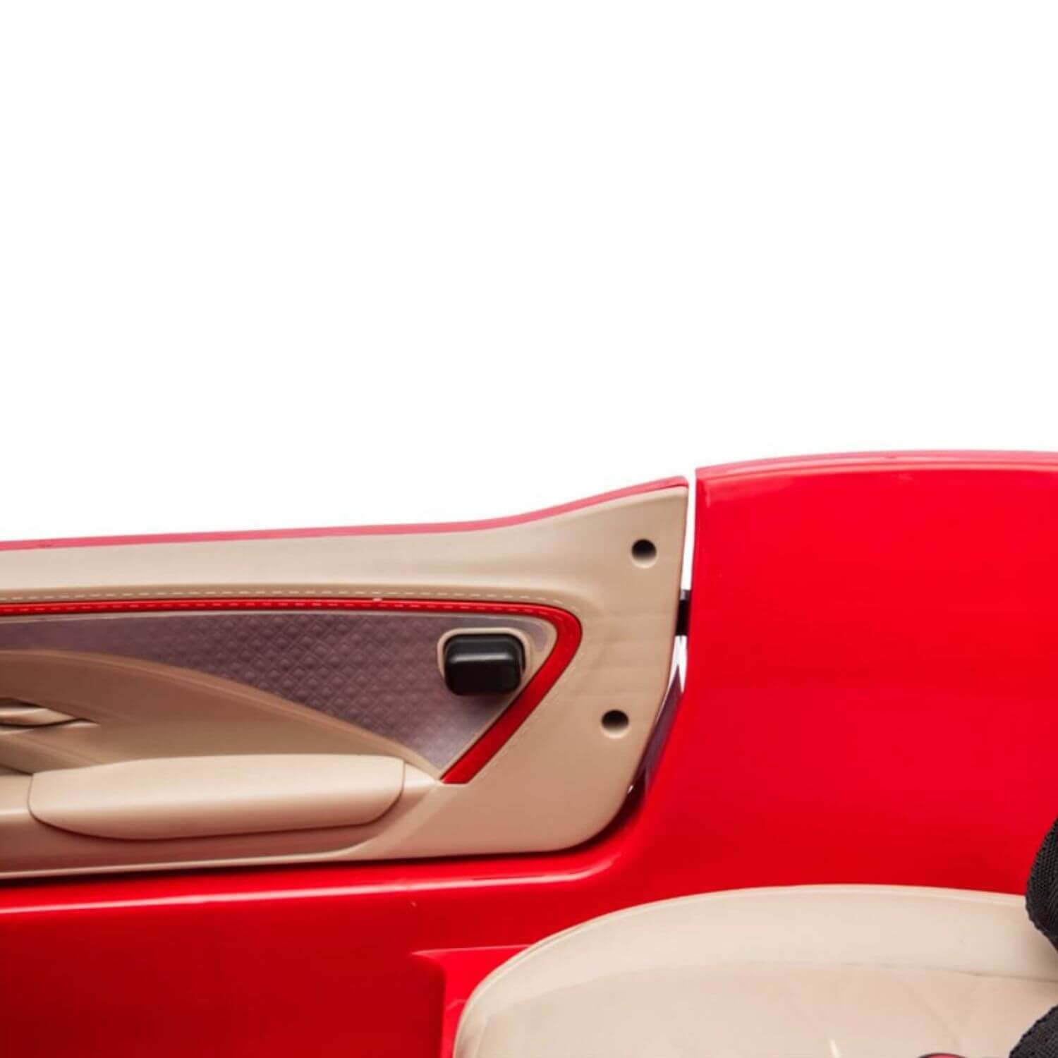 Detail of Bentley Bacalar Electric Ride-On Car Red