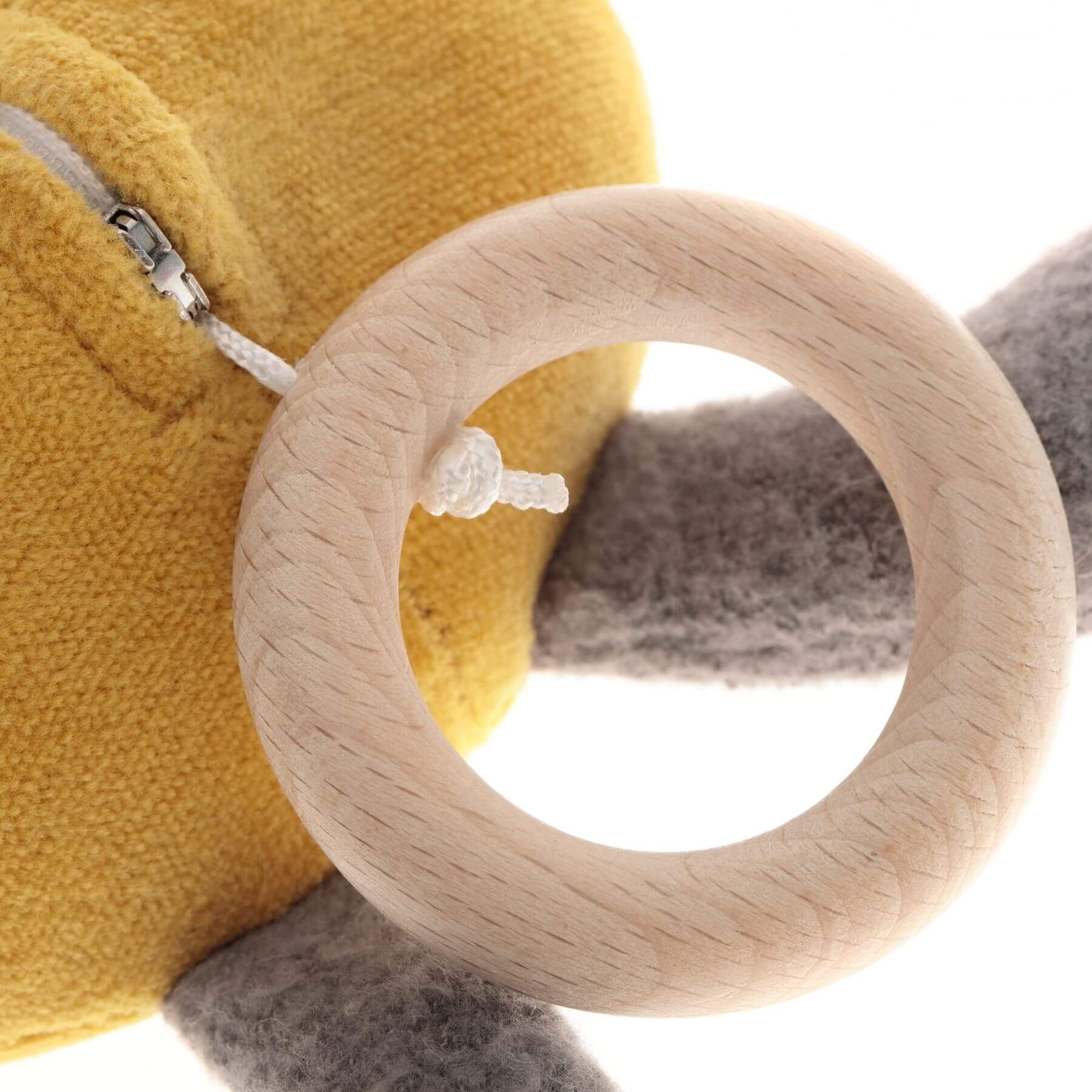 Close-up of sigikid Organic Badger Musical Toy