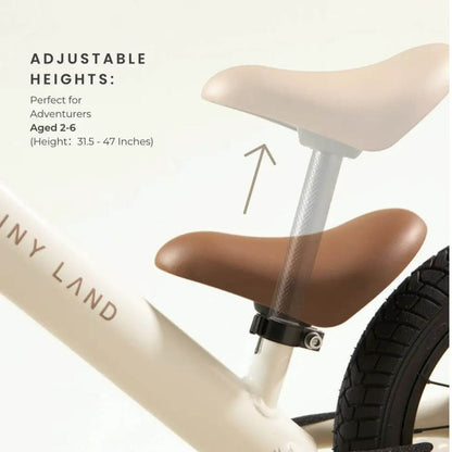 Detail of Tiny Land® Balance Bike - Milky White