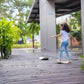 Girl Standing on PlanToys Balance Board