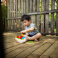 Boy Playing PlanToys Balancing Boat