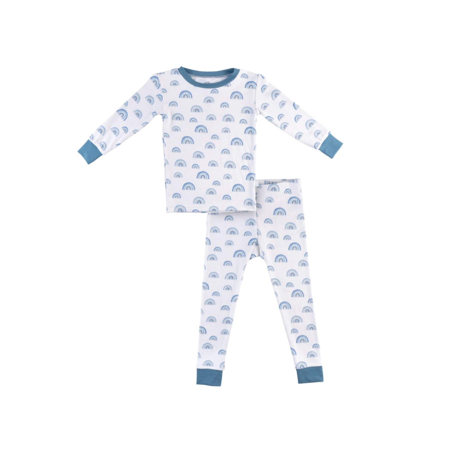 Dreamland Baby Toddler/Kids Bamboo Pajamas - Blue Rainbow
