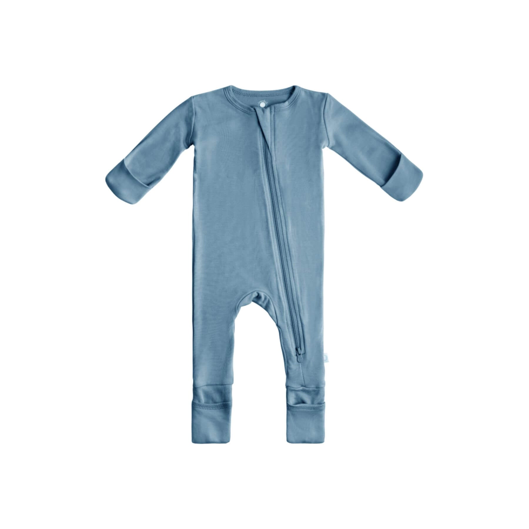 Dreamland Baby Bamboo Pajamas w/ DreamCuffs® - Blue