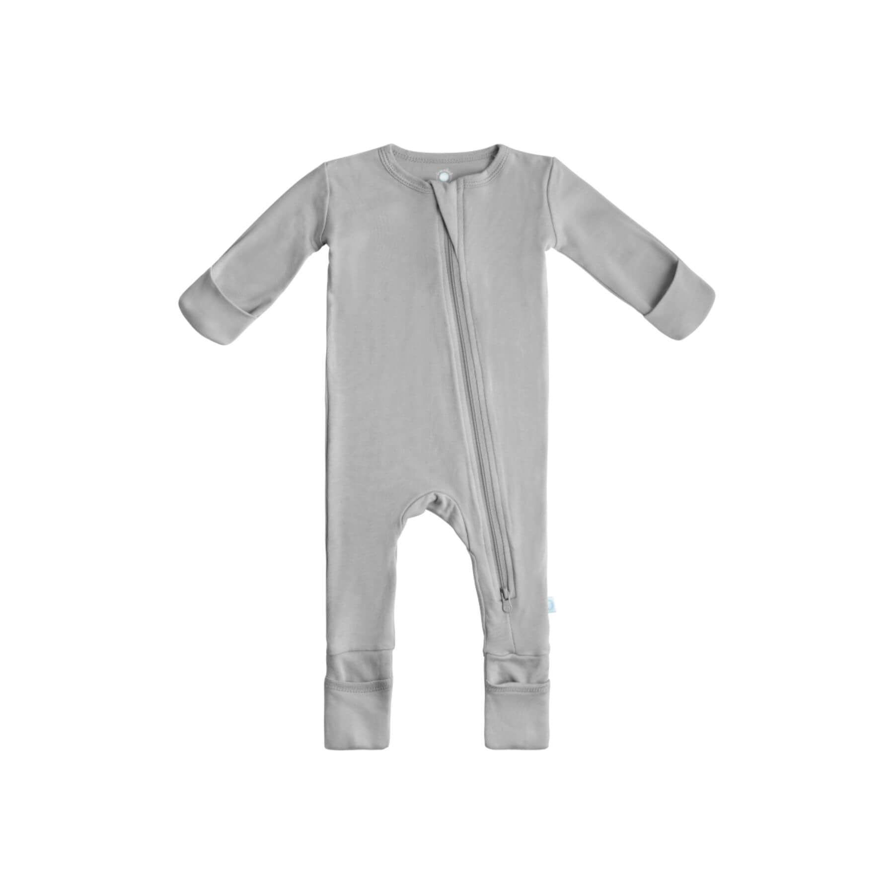 Dreamland Baby Bamboo Pajamas w/ DreamCuffs® - Grey