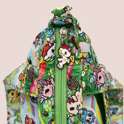 Close-up of tokidoki Be Light Tote Bag - Meadow Blooms