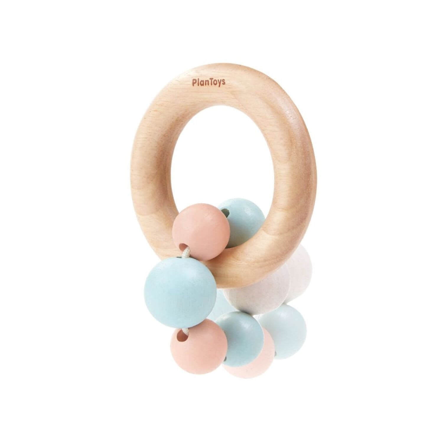 PlanToys Beads Rattle - Pastel