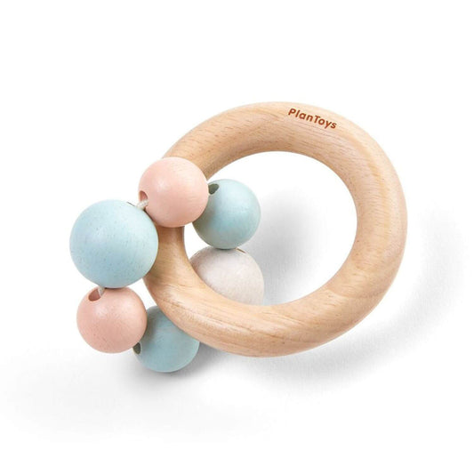 PlanToys Beads Rattle - Pastel