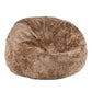 Bean Bag Chair, New Zealand Sheepskin, SW Curly, Taupe